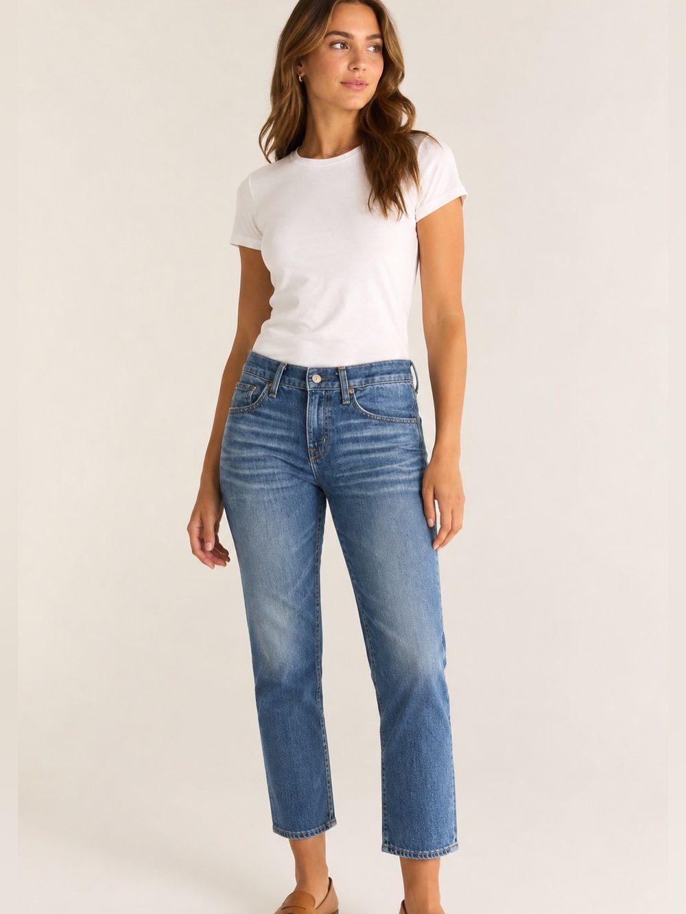 AG Adriano Goldschmied Ex Boyfriend Crop Jeans Size 26R